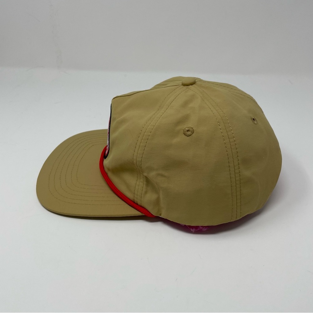 Beige Rope-Trim Baseball Cap - Picture 5 of 10